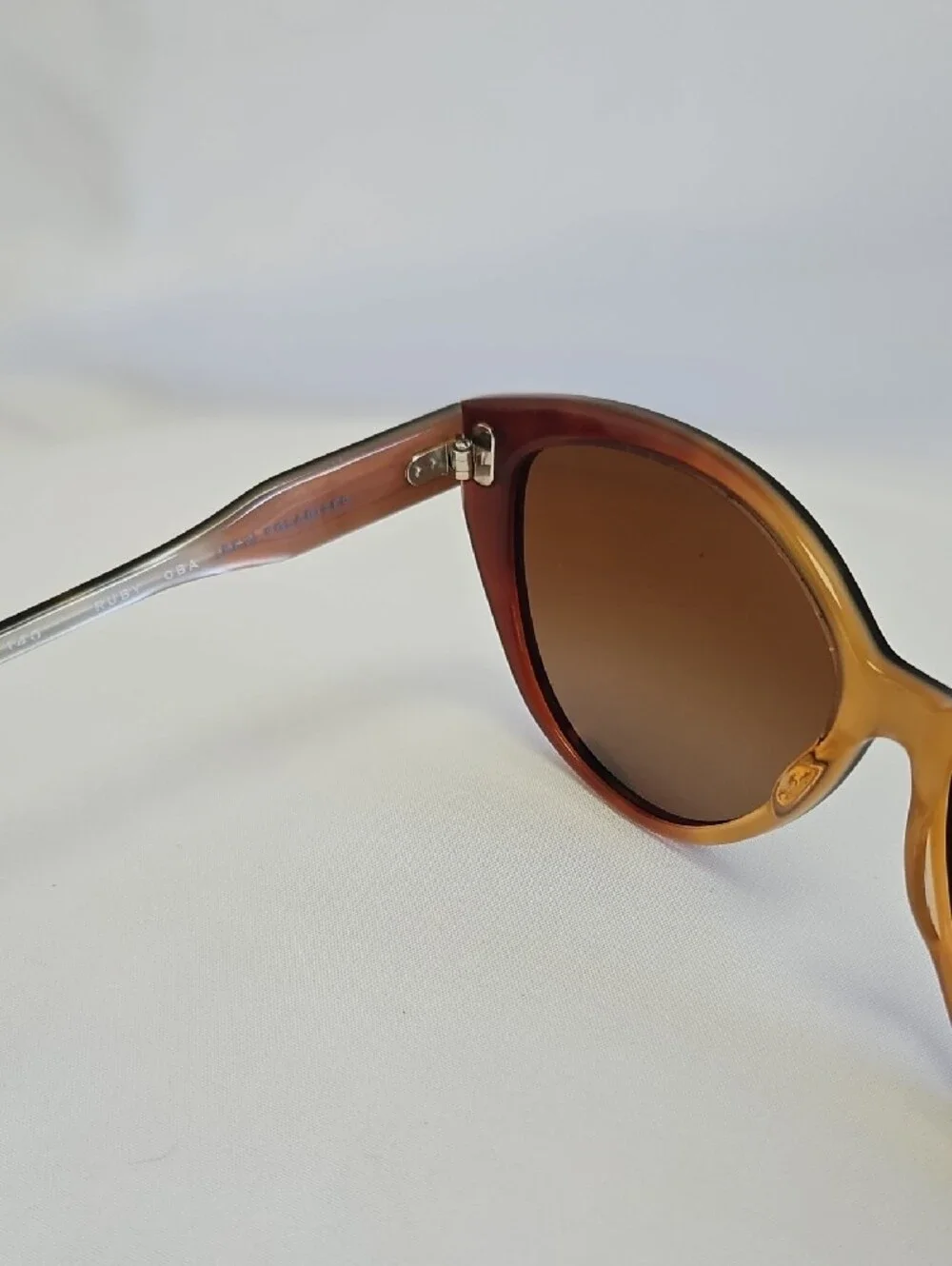 SALT Optics Cat Eye Sunglasses Brown Tortoise Acetate Designer UV Protection